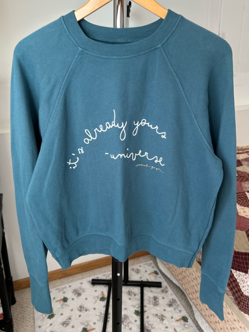 Spiritual Gangster Crew Neck Pullover Sweatshirt Small